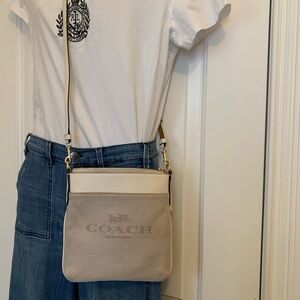 Coach Beige Crossbody Bag